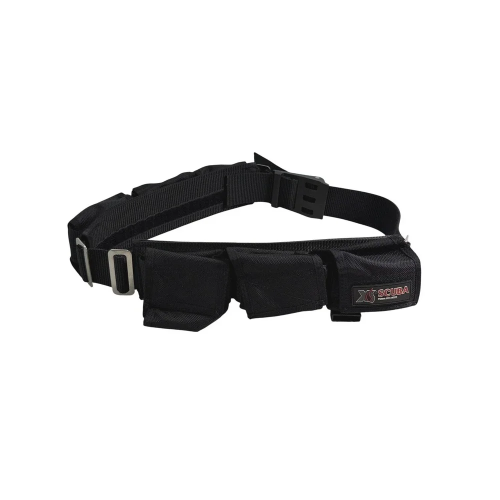 NWOT XS Scuba Pocket Weight Belt Black WB106-BK‎ ClearPath Buckle Diving Gear XS